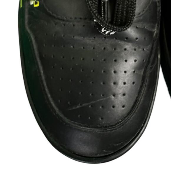 Versace IIus Men EU 46 US 12 Floral Side Logo Black  Sneakers $995 Retail main image 4